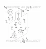 VILEBREQUIN/PISTON pour Kawasaki KX500
