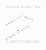 CABLES pour Kawasaki KX500