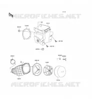 FILTRE A AIR pour Kawasaki KX500