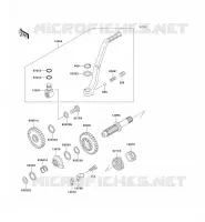 MECANISME DE KICK pour Kawasaki KX500