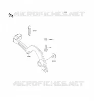 PEDALE DE FREIN pour Kawasaki KX500