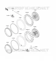 PNEUS pour Kawasaki KX500