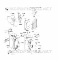 RADIATEUR pour Kawasaki KX500
