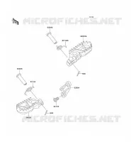REPOSE PIED pour Kawasaki KX500