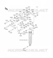 SUSPENSION pour Kawasaki KX500