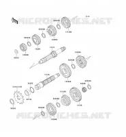 TRANSMISSION pour Kawasaki KX500
