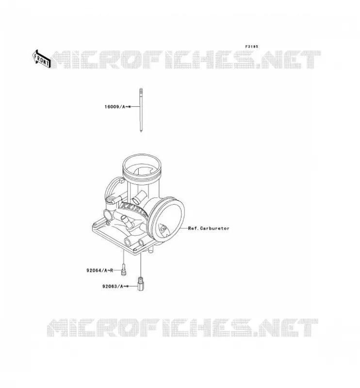 PIECE EN OPTION Kawasaki TOUT-TERRAIN 500 1990 KX500  KX500-E2
