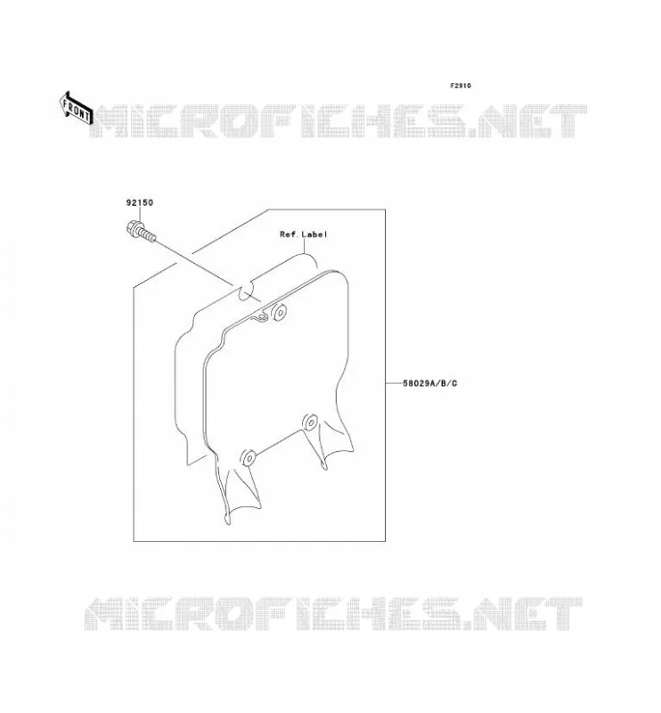 ACCESSOIRE Kawasaki TOUT-TERRAIN 500 1990 KX500  KX500-E2