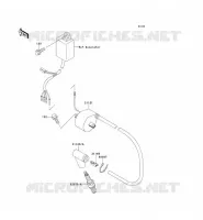 BOBINE D'ALLUMAGE pour Kawasaki KX500
