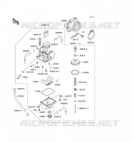 CARBURATEUR pour Kawasaki KX500