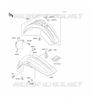 GARDE BOUE pour Kawasaki KX500