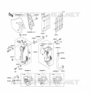 RADIATEUR pour Kawasaki KX500