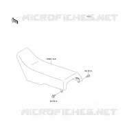 SELLE pour Kawasaki KX500