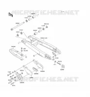 BRAS OSCILLANT pour Kawasaki KX500