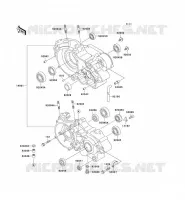 CARTER MOTEUR(S) pour Kawasaki KX500