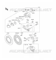 FREIN ARRIERE pour Kawasaki KX500