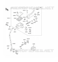 MAITRE CYLINDRE AV pour Kawasaki KX500