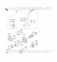 MECANISME DE KICK pour Kawasaki KX500