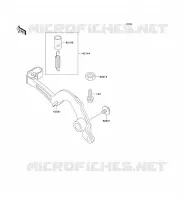PEDALE DE FREIN pour Kawasaki KX500