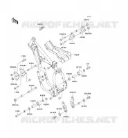 PIECE DE CADRE (COUVERTURE) pour Kawasaki KX500