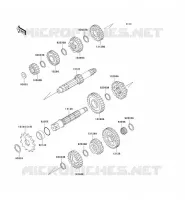 TRANSMISSION pour Kawasaki KX500