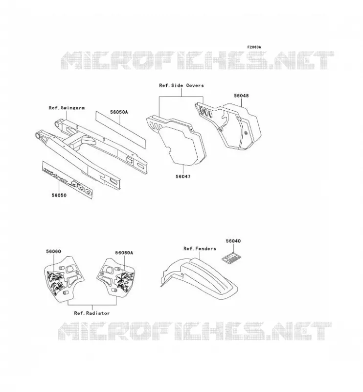 LABEL Kawasaki TOUT-TERRAIN 500 1993 KX500  KX500-E5