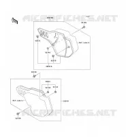 CACHE LAT&Eacute;RAL pour Kawasaki KX500