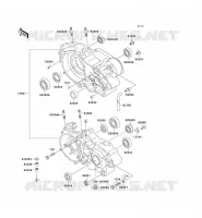 CARTER MOTEUR(S) pour Kawasaki KX500
