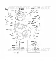CULASSE/CYLINDRE pour Kawasaki KX500