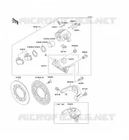 FREIN ARRIERE pour Kawasaki KX500