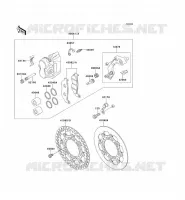 FREIN AVANT pour Kawasaki KX500