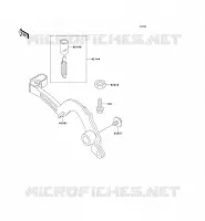 PEDALE DE FREIN pour Kawasaki KX500