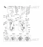 RADIATEUR pour Kawasaki KX500