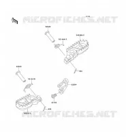 REPOSE PIED pour Kawasaki KX500