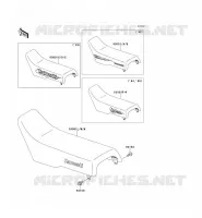 SELLE pour Kawasaki KX500