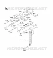SUSPENSION ARRI&Egrave;RE pour Kawasaki KX500