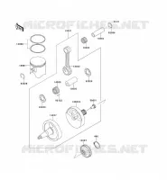 VILEBREQUIN/PISTON pour Kawasaki KX500