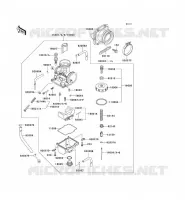 CARBURATEUR pour Kawasaki KX500