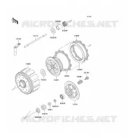 EMBRAYAGE pour Kawasaki KX500