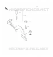 PEDALE DE FREIN pour Kawasaki KX500