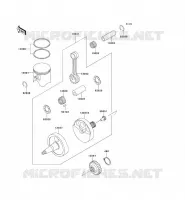VILEBREQUIN/PISTON pour Kawasaki KX500