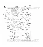 CULASSE/CYLINDRE pour Kawasaki KX500