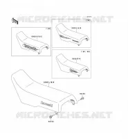 SELLE pour Kawasaki KX500