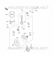 VILEBREQUIN/PISTON pour Kawasaki KX500