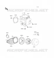 FILTRE A AIR pour Kawasaki KX500