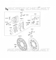 FREIN AVANT pour Kawasaki KX500