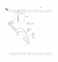 PEDALE DE FREIN pour Kawasaki KX500