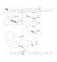 SELLE pour Kawasaki KX500