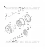 EMBRAYAGE pour Kawasaki KX500
