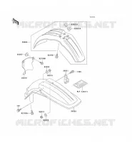 GARDE BOUE pour Kawasaki KX500